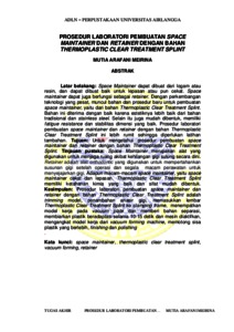 Various therapeutic modalities from removable partial dentures to fixed space maintainer can be used for replacement of such lost teeth. Preview